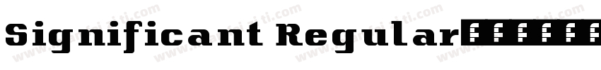 Significant Regular字体转换